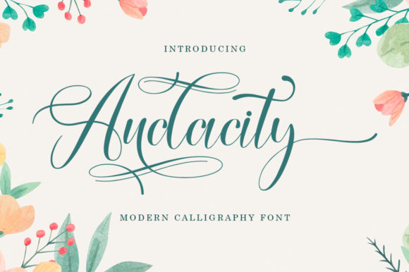 Audacty: A Handwritten Font with Editorial Warmth