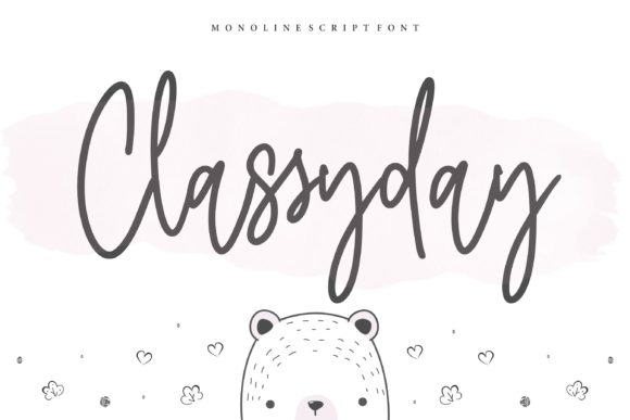 Classyday: A Script Font That Elevates Editorial Design