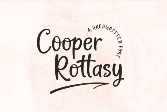 Cooper Rottasy: A Handwritten Script Font for Marketing Campaigns