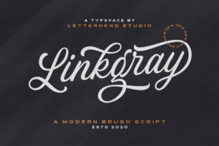 Linkgray Font: A Handwritten Typeface for Crafters and Makers