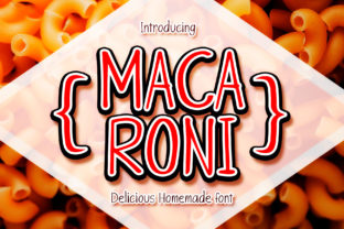 Macaroni: A Playful Script Font for Handmade Products