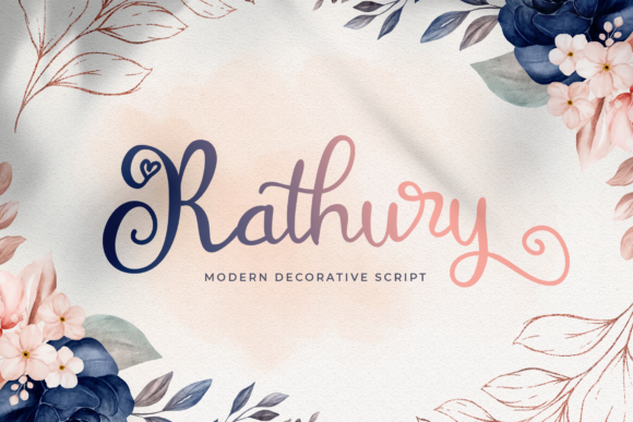 Making Your Handmade Products Shine with the Rathury Script Font