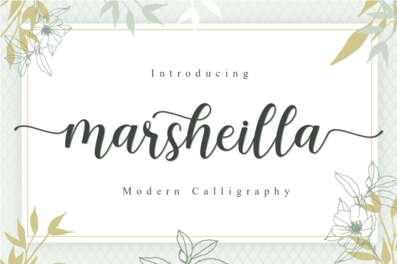 Marsheilla: A Script Font That Brings Warmth to Editorial Design
