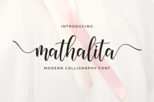 Mathalita: A Handwritten Font for Handmade Products
