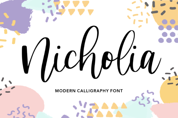 Nicholia Font Review: A Handwritten Typeface for Campaign Design