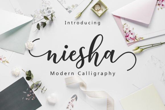 Niesha Font: A Friendly Typeface for Campaign Design