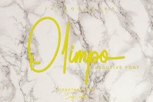 Olimpo Font: A Signature Script for Small Business Branding