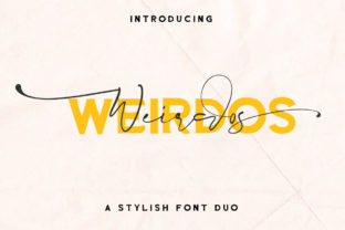 Weirdos: A Serif-Script Font Built for Scroll-Stopping Content